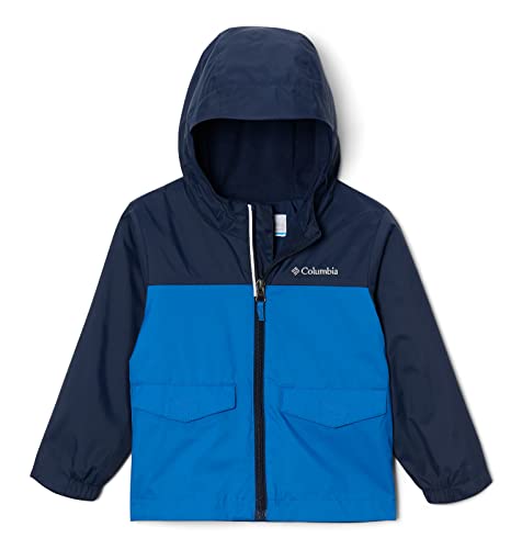 Columbia Toddler Boys Rain-Zilla Jacket, Bright Indigo/Collegiate